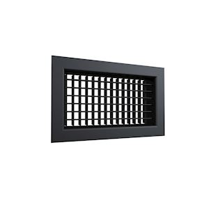  Grille double déflexion 300x150 Noir mat - 400x400px